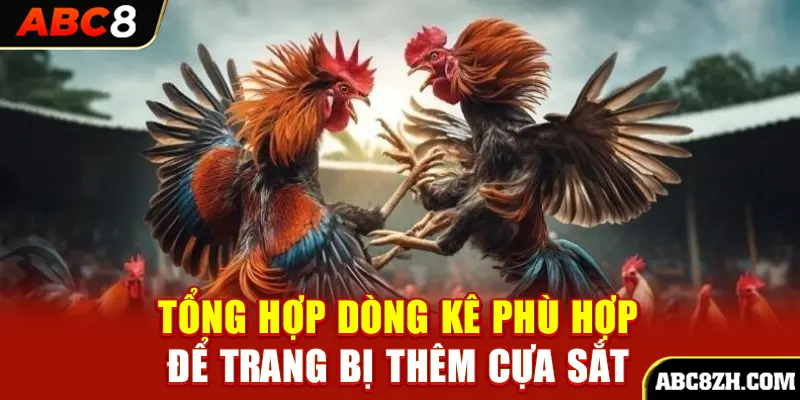 Những dòng kê phù hợp để trang bị thêm cựa sắt